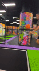 Trampoline basketball session in Sofia