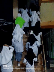 Group in white clothing observed in Lhokseumawe, Indonesia