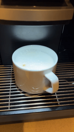 Evening coffee routine documented in Gummersbach cafe setting