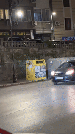 Nighttime documentation of Veliko Tarnovo landmarks and street scenes