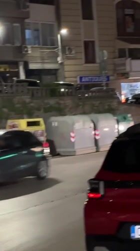 Nighttime documentation of Veliko Tarnovo landmarks and street scenes