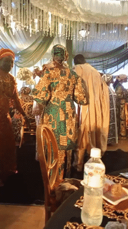 Festive indoor celebration in Barden Yana, Nigeria