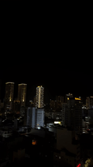 Nighttime skyline views captured in Nha Trang Ward, Vietnam