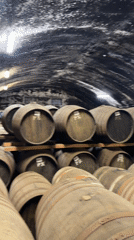 Tullibardine Distillery warehouse tour documented in Blackford