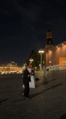 Evening at Red Square, formal event and a photo shop stop