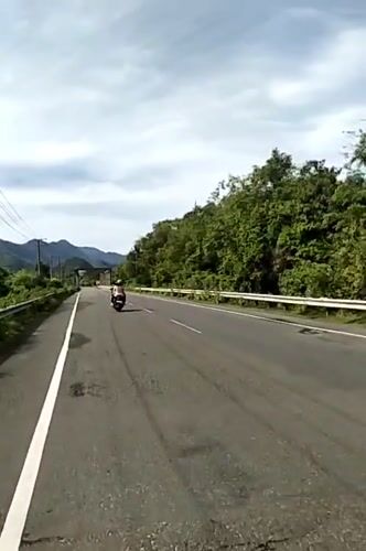 Rural traffic and landscape documented in Meunasahmesjid, Indonesia