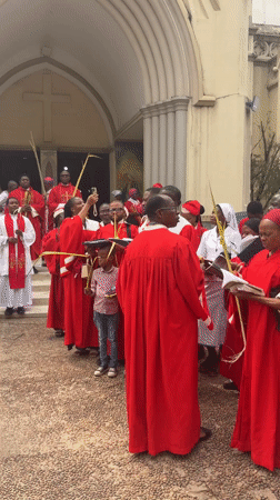 Palm Sunday processions held across Lagos churches