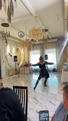 Traditional folk dance performance in Ufa, Russia