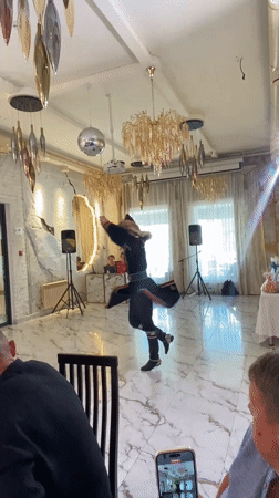 Traditional folk dance performance in Ufa, Russia