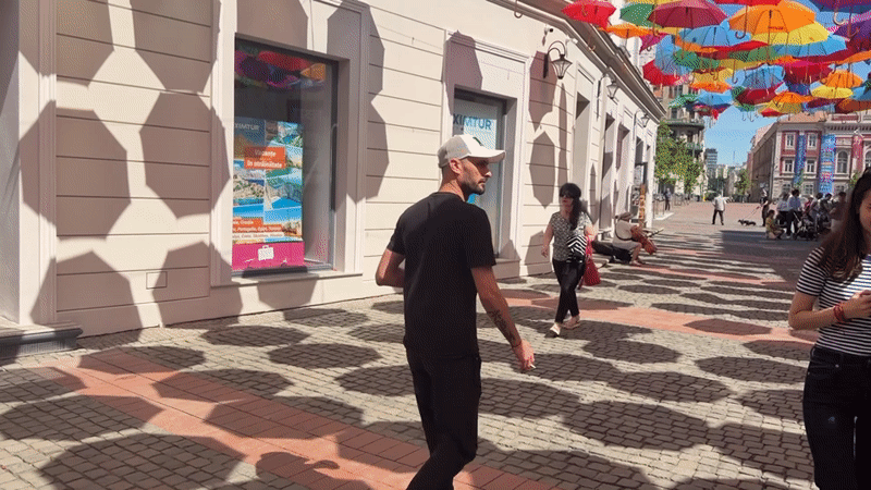 Morning scenes of daily life in Timișoara, Romania