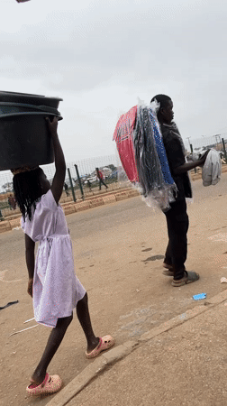 Daily street life documented across Bukuru, Nigeria morning hours