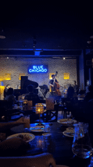 Jazz performance and convenience store scenes captured in Daegu