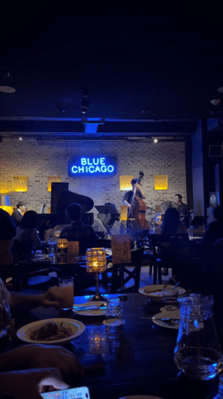 Jazz performance and convenience store scenes captured in Daegu