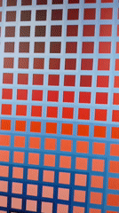 Abstract art exhibition documented by witness