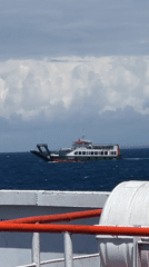 Ferry spotted on Indonesian waters during early morning hours