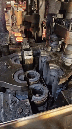 Glass bottle factory operations documented in Pleven, Bulgaria