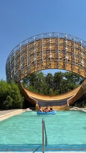 A day out at a large water park and entertainment complex