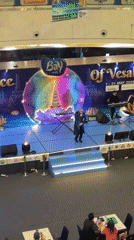 Musical duo performs at Jakarta mall during Vesak celebration