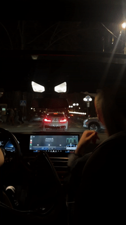 Nighttime scenes captured in Yerevan: driving and indoor moments