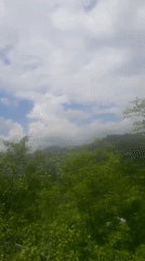 Morning landscape documentation shows rural hills and empty roads