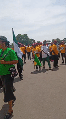 Coordinated group gatherings with uniformed participants in Unguwar Sarki