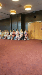 Man addresses Miss Danmark finalists during pageant event
