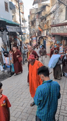 Everyday street scenes documented in Dharamshala's bustling McLeod Ganj district
