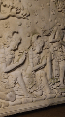 Nighttime Documentation of Stone Carvings and Pathways in Ubud