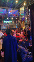 Live music and late-night crowd at Kings Garden, Obosi