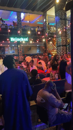 Live music and late-night crowd at Kings Garden, Obosi