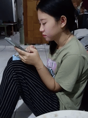 Quiet domestic moments from a Jatimulya home, September morning