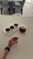 Morning moments in Pattaya: tea time and pajama selfie