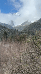 Spring mountain views documented in Kashka Suu, Kyrgyzstan