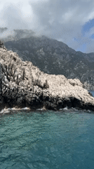 Mediterranean coastline documented near Kumluca, Turkey