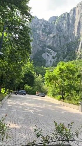 Tourist visits mountain park and wildlife area in Vratsa