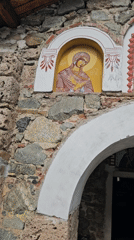 Religious building and roadside fountain documented in Bulgarian village