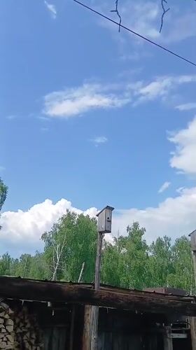 Spring morning domestic scenes captured in Abzakovo, Russia