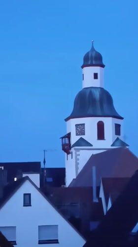 Evening wander through Winnenden's old town center