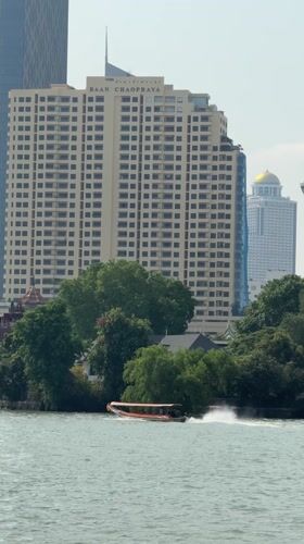 Bangkok River and Street Scenes Documented During Early Morning
