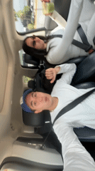 Selfie video from inside a car in San Pedro Garza García