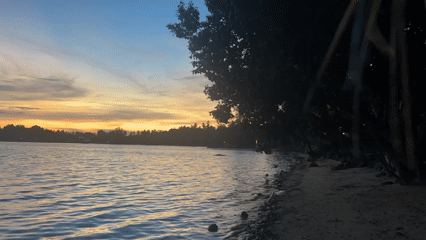 Sunset beach scenes captured across Koh Phangan, Thailand