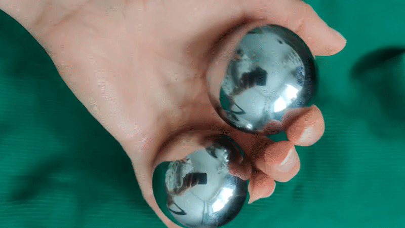 Metallic spheres and a moss terrarium, briefly showcased in Yekaterinburg