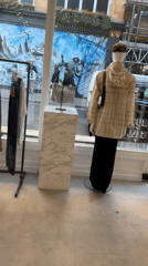 Daytime footage captured inside London clothing store