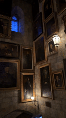 Visitor documents Universal Studios Japan themed attractions during early morning