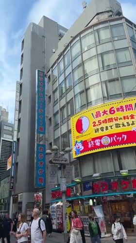 Morning street activity recorded across Shibuya district, Tokyo