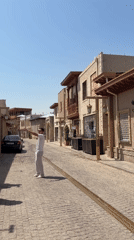 Morning pedestrian activity recorded in Tashkent's historic district