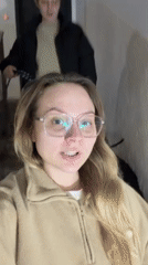 Woman documents macaron baking session in Tel Aviv apartment