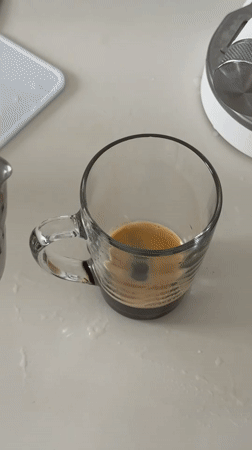 Coffee preparation observed in Perm, Russia