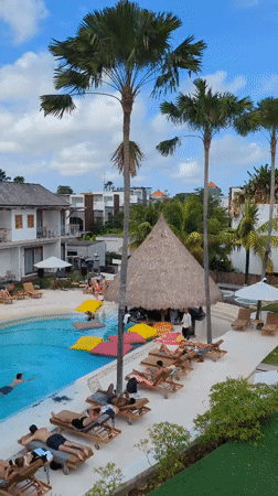 Morning life documented across North Kuta resort and street scenes