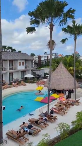 Morning life documented across North Kuta resort and street scenes